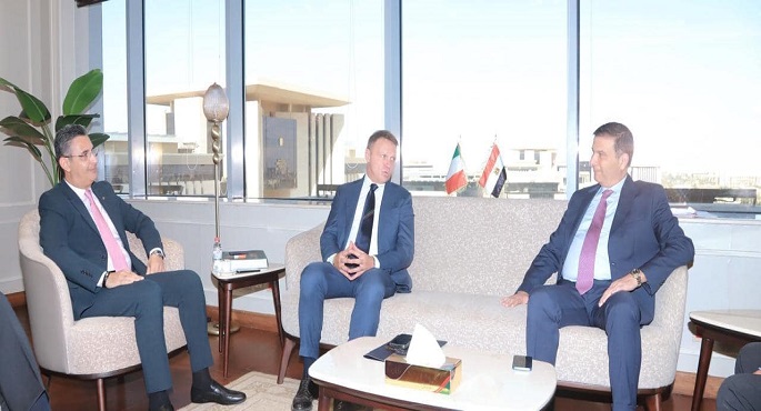 وزيرا الزراعة والتموين يبحثان مع إيطاليا التعاون بمجال الأمن الغذائي