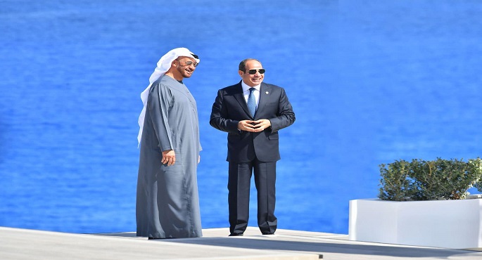 بالصور.. الرئيس السيسي والشيخ محمد بن زايد يشهدان إطلاق مشروع رأس الحكمة