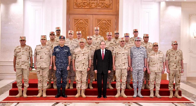 بالفيديو.. الرئيس السيسي يرأس اجتماع المجلس الأعلى للقوات المسلحة بالقيادة الاستراتيجية