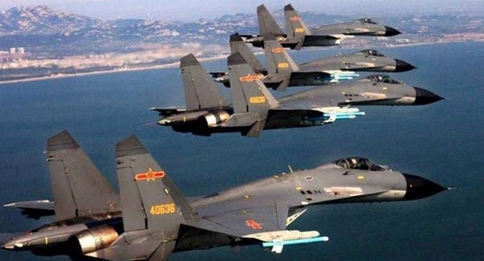 الصين تنشر نحو 20 طائرة حول تايوان بعد شرائها صواريخ أمريكية