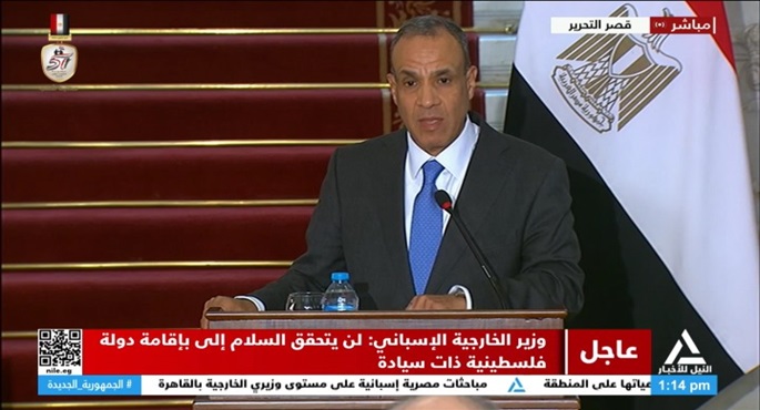 بالفيديو.. وزير الخارجية: مصر تقدر دور إسبانيا والشركات الإسبانية في دعم عملية التنمية