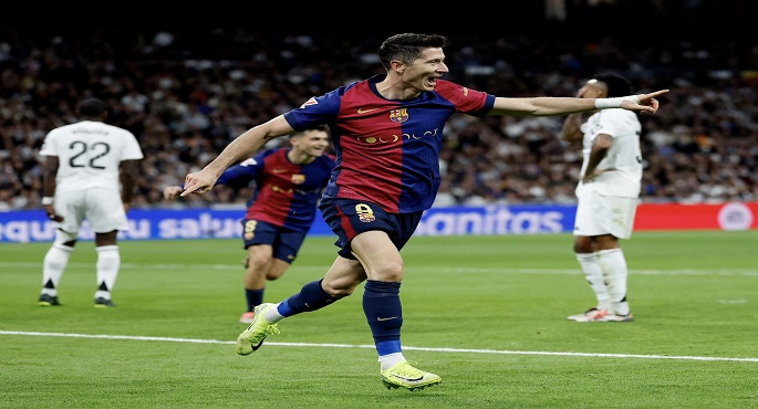 برشلونة يكتسح ريال مدريد برباعية في لقاءهما في الدوري الاسباني