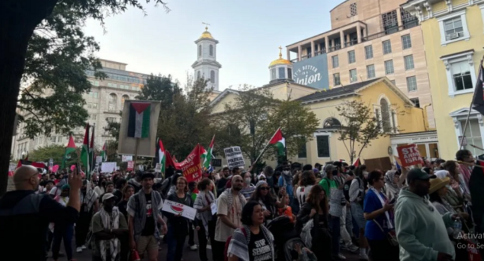 تظاهرات تضامنية مع الفلسطينيين واللبنانيين بعواصم عالمية.. وتنديدات بالحروب بالشرق الاوسط