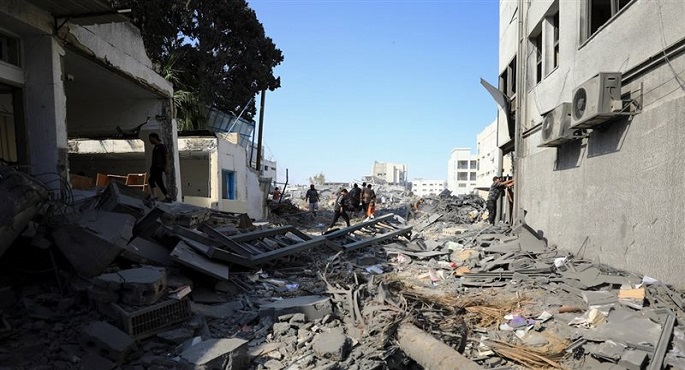 استشهاد 15 مواطنا فلسطينيا في قصف للاحتلال الإسرائيلي على خيام نازحين بجباليا
