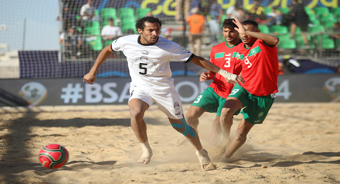 مصر تخسر من المغرب وتكتفى بالمركز الرابع في أمم أفريقيا للكرة الشاطئية