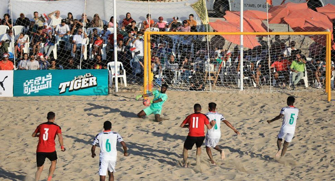 منتخب الشاطئية يواجه المغرب اليوم فى ختام مواجهات الدور الأول بأمم أفريقيا