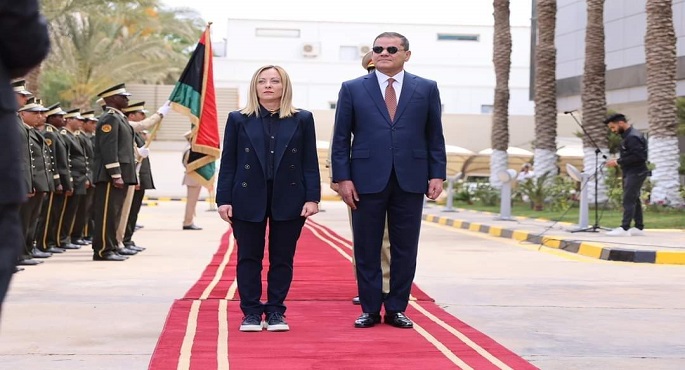 صحيفة العرب اللندنية: الدبيبة وميلوني يفعّلان معاهدة القذافي وبرلسكوني
