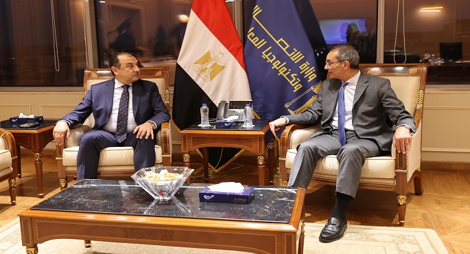 بالصور.. وزيرا الاتصالات وتكنولوجيا المعلومات وقطاع الأعمال العام يتابعان مشروع تطبيق برنامج تخطيط موارد المؤسسات “ERP”