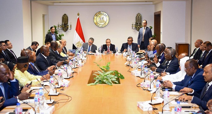 بالصور.. وزير الخارجية يبحث مع السفراء الأفارقة التطورات في السودان والصومال وليبيا والسد الإثيوبي