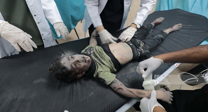 استشهاد 5 أطفال فلسطينيين في قصف للاحتلال الإسرائيلي على مخيم الشاطئ شمال غزة