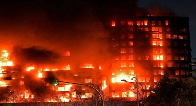 حريق في دار مسنين بإسبانيا يودي بحياة 10 أشخاص
