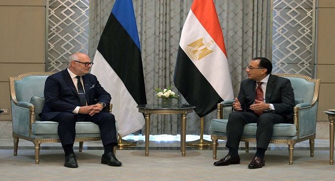 بالصور.. رئيس الوزراء يستقبل رئيس جمهورية إستونيا