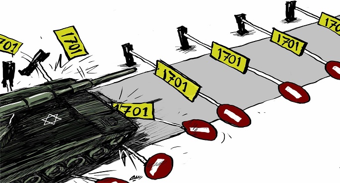 إسرائيل تطيح بقرار مجلس الأمن 1701