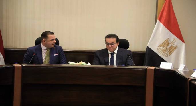بالصور.. وزير الصحة يستعرض سبل تعزيز التعاون مع نظيره فى جمهورية لاتفيا