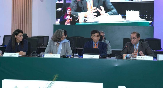 بالصور.. وزير المالية: رواد الأعمال نجحوا في بناء مدن حضارية متكاملة تخاطب كل الشرائح