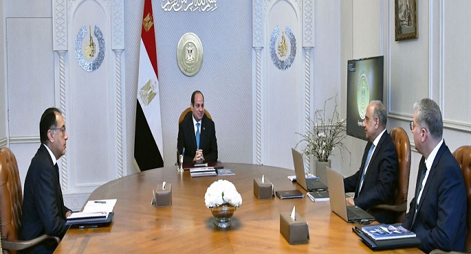 الرئيس السيسي يوجه بتكثيف الجهود الحكومية لتعزيز فرص جذب الاستثمارات لقطاع الطاقة