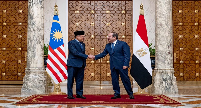 في بيان مشترك .. مصر وماليزيا تؤكدان ضرورة إحلال السلام والأمن بمنطقة الشرق الأوسط