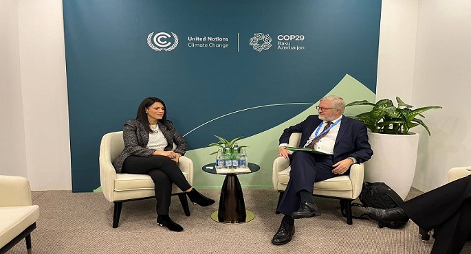 بالصور.. المشاط تبحث التعاون مع مسئولي الحكومات خلال فعاليات مؤتمر المناخ COP29 بأذربيجان