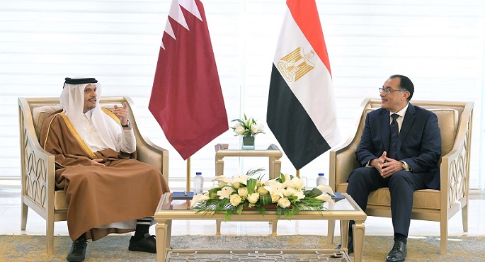 بالصور.. رئيسا وزراء مصر وقطر يترأسان جلسة مباحثات موسعة لمناقشة سبل دعم التعاون المشترك