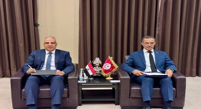 وزير الري يبحث مع نظيره التونسي تبادل الخبرات وقصص النجاح بين البلدين