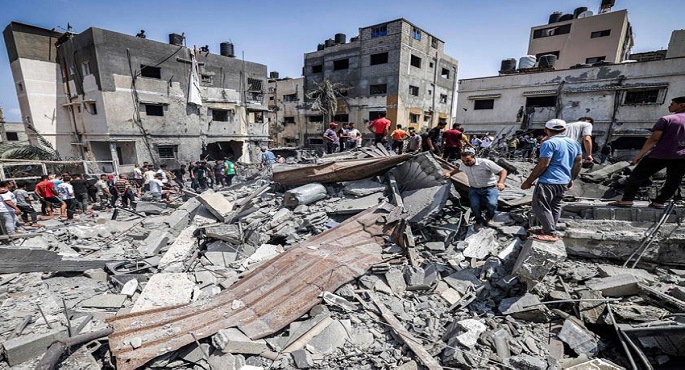 خمسة شهداء ومصابون في قصف الاحتلال الإسرائيلي لمدينة رفح بقطاع غزة