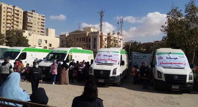 وزارة الصحة تُطلق قوافل طبية في 5 محافظات ضمن مبادرة حياة كريمة