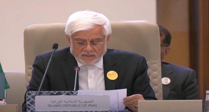 إيران تدعو من الرياض لموقف حازم ينهي حرب غزة ولبنان