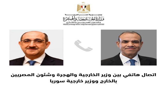 وزير الخارجية يبحث هاتفياً مع نظيره السوري التطورات الأخيرة خاصة في إدلب وحلب
