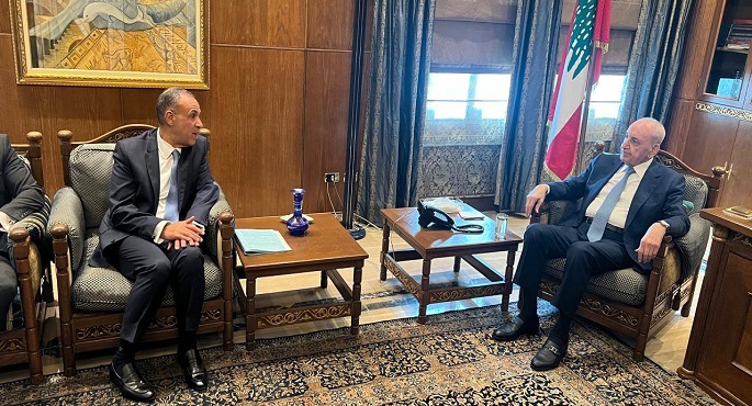 بالصور.. وزير الخارجية يستعرض مع رئيس النواب اللبناني الاتصالات المصرية لوقف إطلاق النار في لبنان وغزة