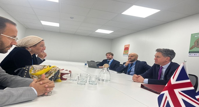 على هامش مشاركتها في الشق الوزاري لمؤتمر المناخ COP29 بأذربيجان ..وزيرة البيئة تعقد لقاء مع وزير الدولة البريطاني لأمن الطاقة
