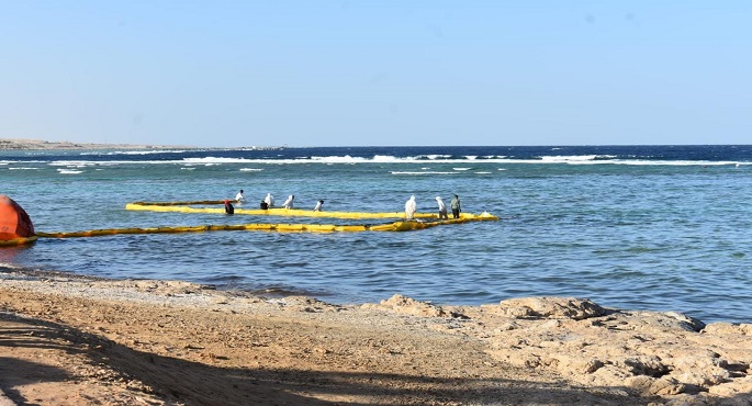 وزيرة البيئة توجه بتشكيل لجنة لمتابعة حادث شحوط سفينة شحن بالقصير