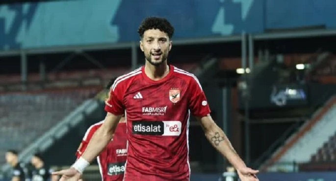 تأكد غياب وسام أبوعلي عن مباراة الأهلي أمام الاتحاد السكندري في الدوري بسبب الإصابة