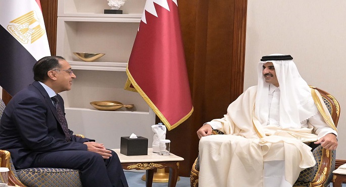 بالصور .. خلال استقباله لمدبولي .. أمير قطر يعرب عن تقديره للدور المُهم والريادي الذي تلعبه مصر في محيطها العالمي والإقليمي