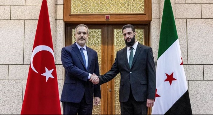 الجولاني وفيدان يتفقان على نزع سلاح الأكراد وحل الفصائل