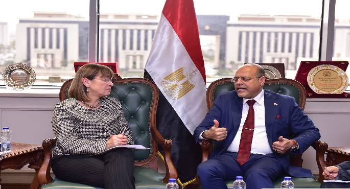 بالصور.. وزير العمل يبحث مع المنسق المقيم للأمم المتحدة في مصر سبل تعزيز التعاون