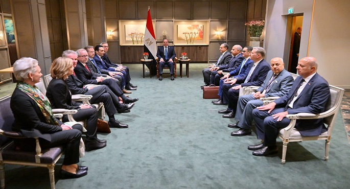 الرئيس السيسي يثمن التعاون القائم بين مصر والشركات النرويجية بمجال الاستثمار الأخضر