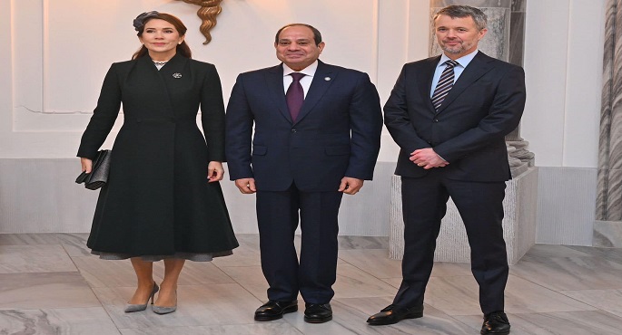 بالفيديو والصور.. الرئيس السيسي يعرب لملك الدنمارك عن تطلعه لتعزيز العلاقات الثنائية بين البلدين في جميع المجالات
