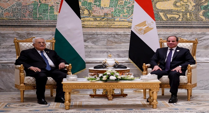 بالصور.. السيسي وعباس يشددان على رفض أي محاولات لتهجير الفلسطينيين أو تصفية القضية الفلسطينية