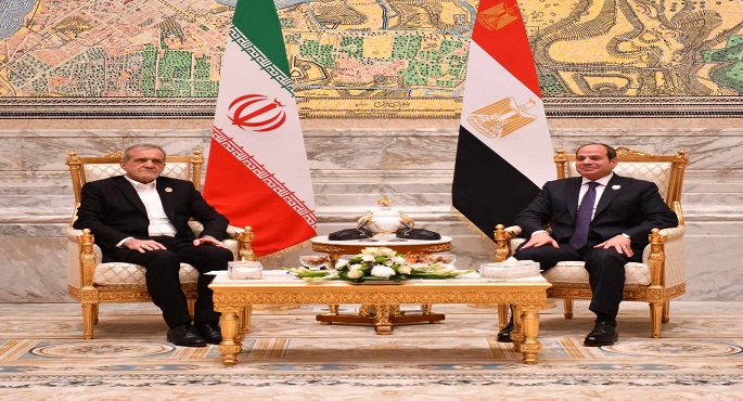 بالصور.. الرئيس السيسي ونظيره الإيراني يبحثان الأوضاع في الأرض الفلسطينية