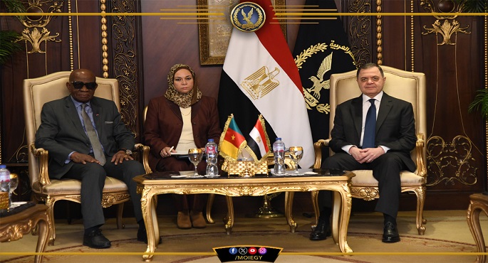 وزير الداخلية يبحث التعاون المشترك مع المندوب العام للأمن الوطني بالكاميرون