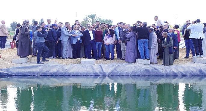بالصور.. وزراء الري والتخطيط والزراعة يتفقدون أعمال الري ومحطات الطاقة الشمسية بغرب سمالوط