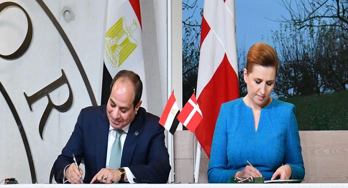 بالفيديو والصور .. الرئيس السيسي ورئيسة وزراء الدنمارك يوقعان إعلان الشراكة الاستراتيجية بين البلدين ويشهدان توقيع مذكرات تفاهم