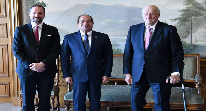 الرئيس السيسي يختتم اليوم زيارته للنرويج ويتوجه إلى أيرلندا ثالث محطات جولته الأوروبية