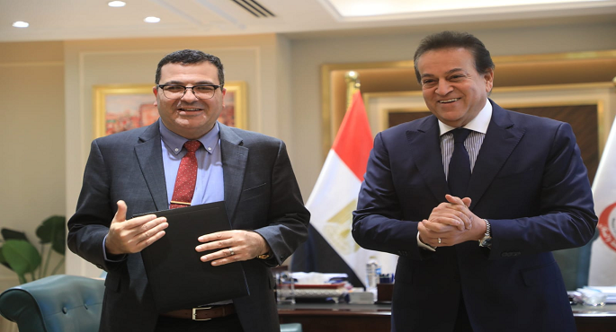 بالصور .. نائب رئيس مجلس الوزراء وزير الصحة يبحث تعزيز التعاون مع جامعة لويزفيل الأمريكية