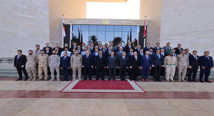 وفد من القضاء العسكري يزور مقر الوزارة بالعاصمة الإدارية