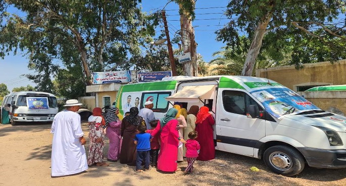 الصحة تطلق قوافل طبية مجانية فى 5 محافظات ضمن مبادرة حياة كريمة