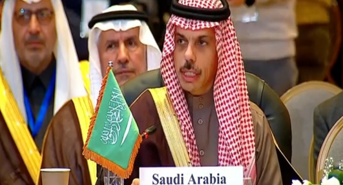 بالفيديو .. وزير الخارجية السعودي: نقدر جهود مصر لتعزيز الأمن الإقليمي