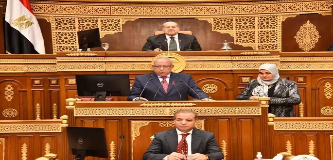 بالصور.. المستشار محمود فوزي وزير الشئون النيابية والقانونية والتواصل السياسي، يشارك بجلسة مجلس الشيوخ