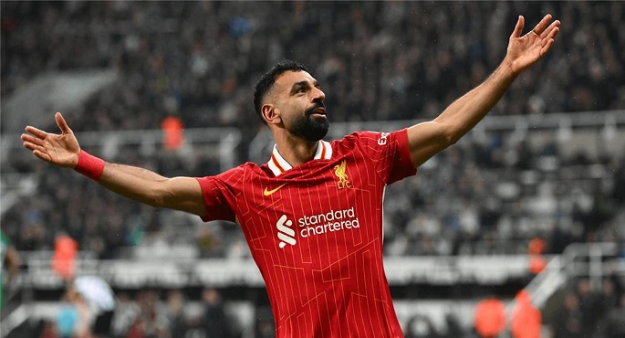 محمد صلاح فى المركز السادس بقائمة الأكثر شعبية فى العالم 2025