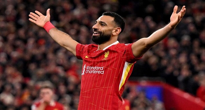 صلاح يفوز بجائزة لاعب الشهر في الدوري الإنجليزي